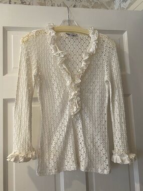 Anne Fontaine T-Shirt Knit Top. Sz. 38/ XS